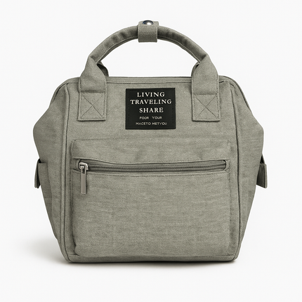 Living Traveling Share Baby Diaper Backpack – Grey