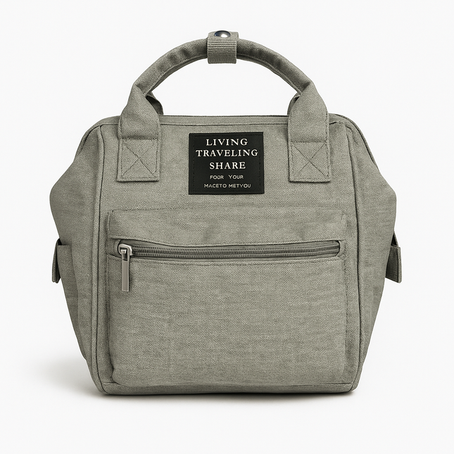 Living Traveling Share Baby Diaper Backpack – Grey