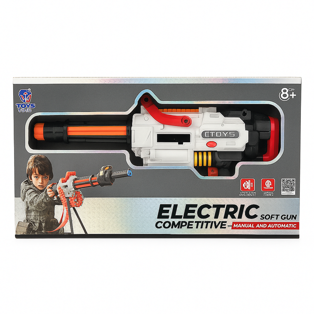 Electric Soft Bullet Gun – Manual & Automatic | Long-Range Shooting