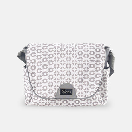 Baby Diaper Bag - Grey Floral