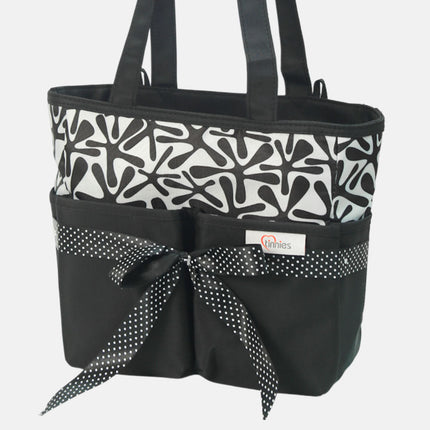 TINNIES DIAPER BAG – BLACK SMART & SPACIOUS