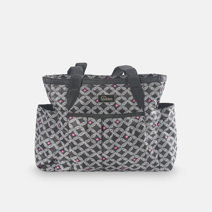 Baby Diaper Bag - Black Printed