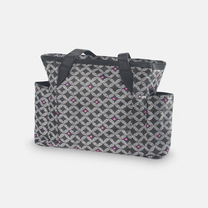 Tinnies Baby Diaper Bag - Black Printed
