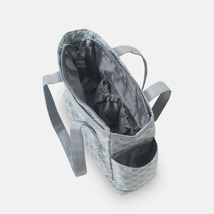 Tinnies Baby Diaper Bag - Grey Printed