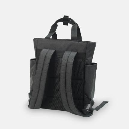Tinnies Baby Diaper Bag Pack Minimal Textured Black