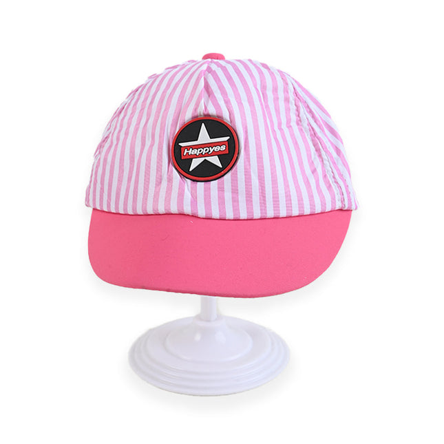 BABY SUMMER CAP  LINING HAPPYES PINK