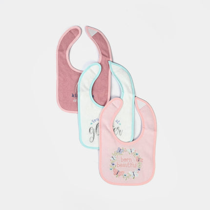 Infant Baby Bib Pack Of 3 Born Beautiful