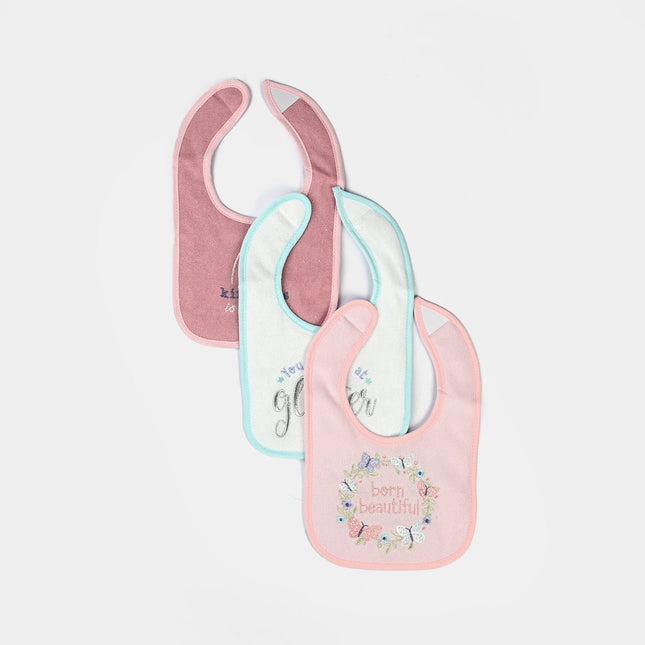 Infant Baby Bib Pack Of 3 Born Beautiful