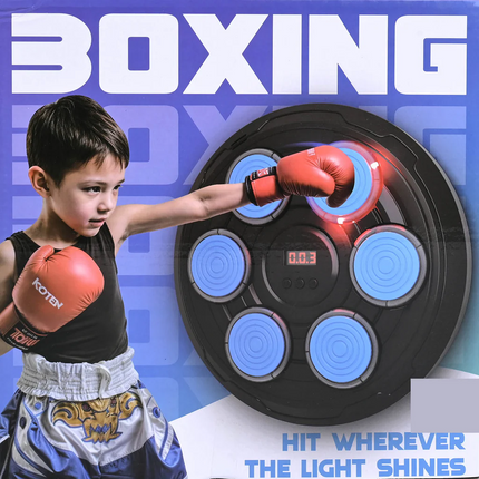 Kids Interactive Boxing Training Set with Light Target & Gloves – Fun Fitness Game for Boys & Girls (Age 3+)