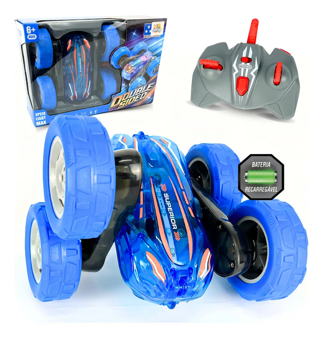 Double-Sided Stunt Climber RC Car – 360° Flip Rechargeable Remote Control Toy Car