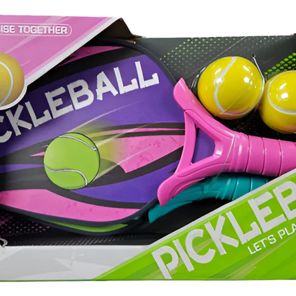 Kids Pickleball Sport Set – Indoor & Outdoor Racket Game with 2 Balls | Fun Exercise Toy for Boys & Girls (3+ Years)