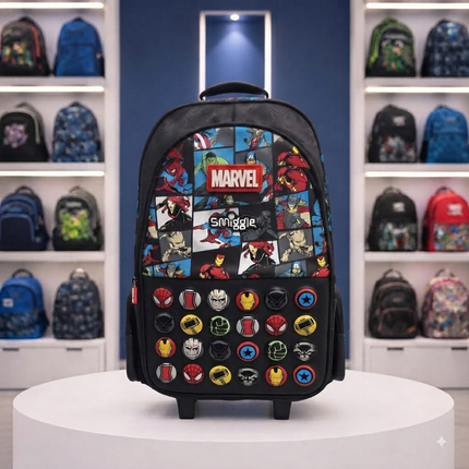 Smiggle| Marvel Superhero Kids Trolley Backpack