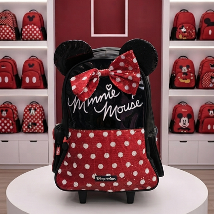 Minnie Mouse Kids Trolley School Backpack | 18" × 12" INCHES