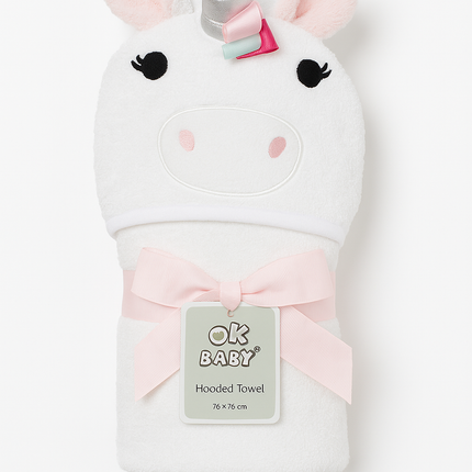 OK Baby Hooded Towel – Soft, Cute & Magical Unicorn Design