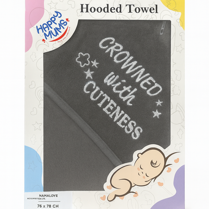 Crowned with Cuteness – Ultra Soft Hooded Towel