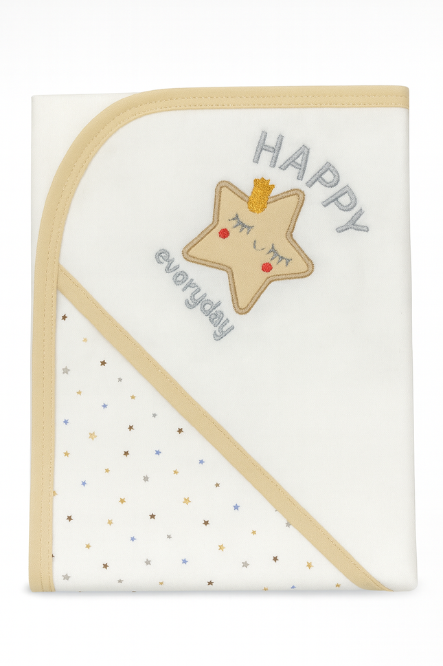 ⭐ Happy Everyday – Soft Baby Hooded Towel