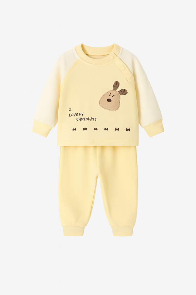 Yellow Winter Sweatshirt & Pajama