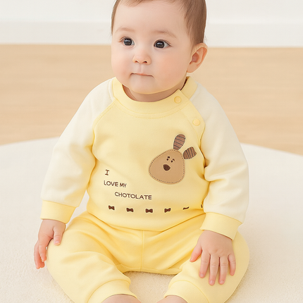 Yellow Winter Sweatshirt & Pajama