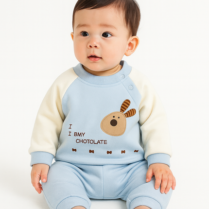 Blue Winter Sweatshirt & Pajama