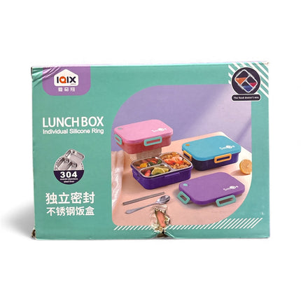IQIX Stainless Steel Lunch Box – Leakproof Bento Food Container
