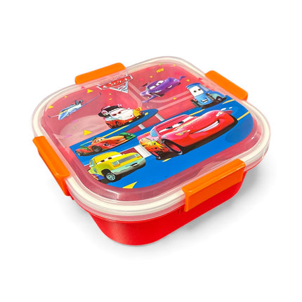 Disney Pixar Cars Lunch Box – Red with Orange Clips