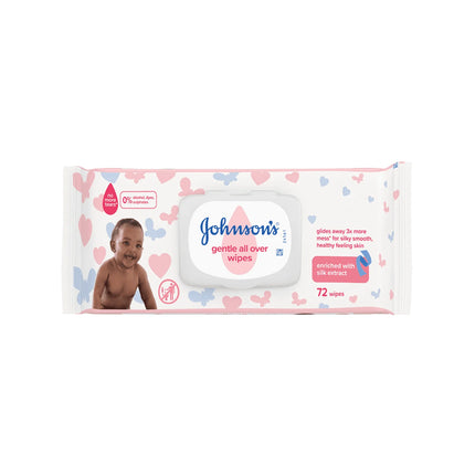 Johnsons Baby Wipes 72pcs