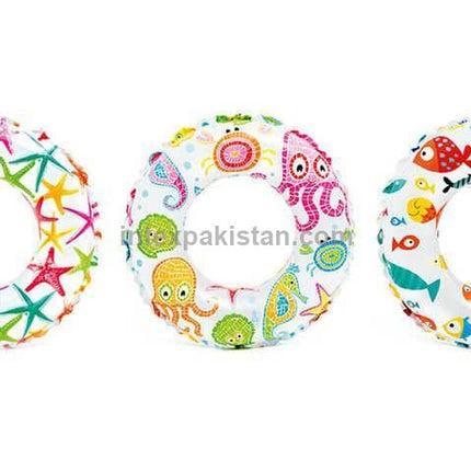 INTEX Lively Print Swim Rings 24'' ( 61cm ) Diameter