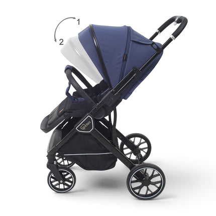 TINNIES REVERSIBLE STROLLER- T110 BLUE