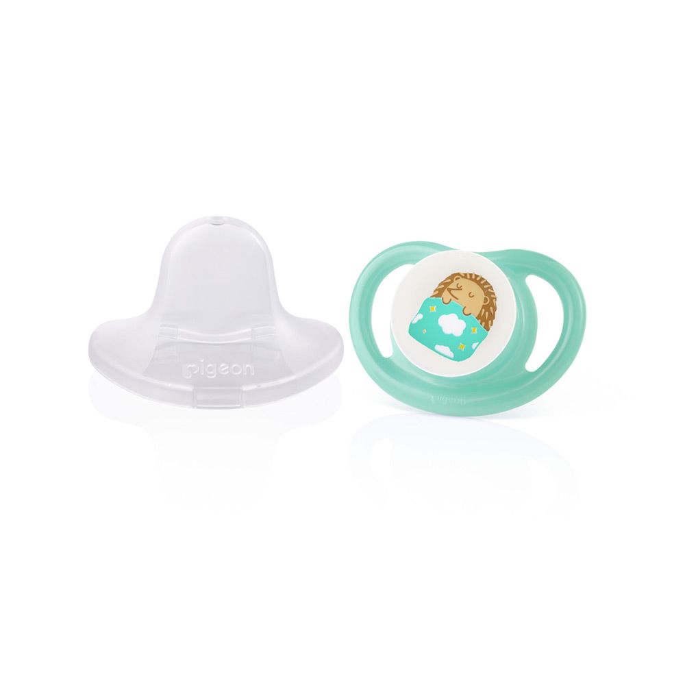 PIGEON MINILIGHT SOFTEST SILICONE BOY PACIFIER 2PCS - M