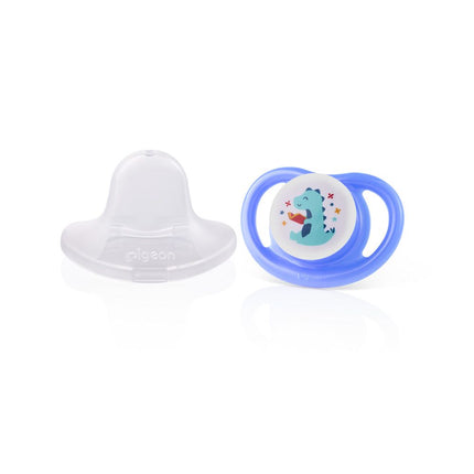 PIGEON MINILIGHT SOFTEST SILICONE BOY PACIFIER 2PCS - M