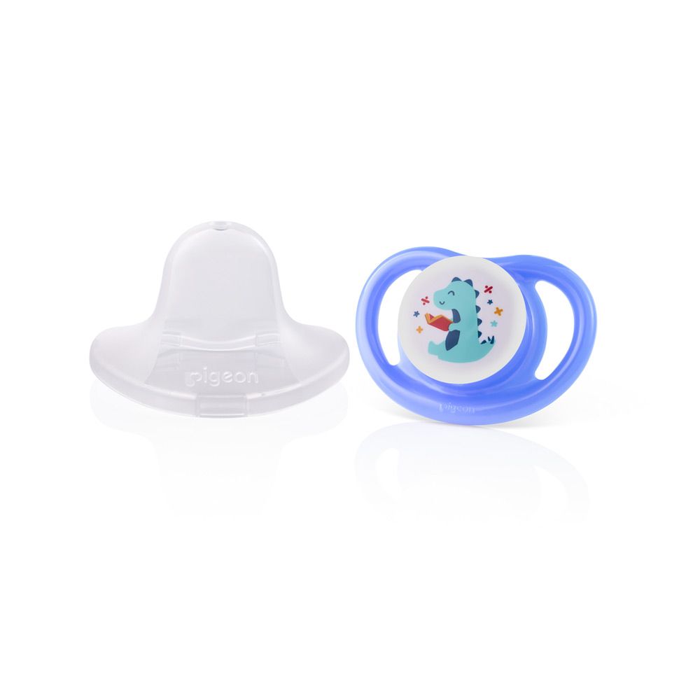 PIGEON MINILIGHT SOFTEST SILICONE BOY PACIFIER 2PCS - M