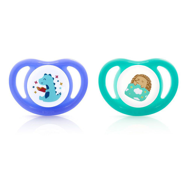 PIGEON MINILIGHT SOFTEST SILICONE BOY PACIFIER 2PCS - M