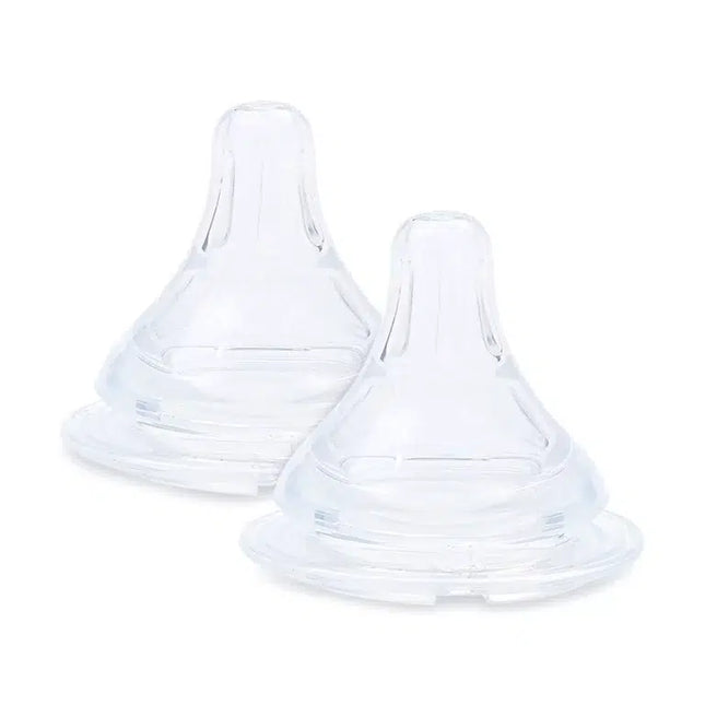 Farlin Silicone Wide-Neck Nipples (Pk-2) 3M+