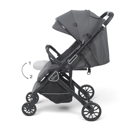 TINNIES TRAVEL STROLLER - T109 GREY