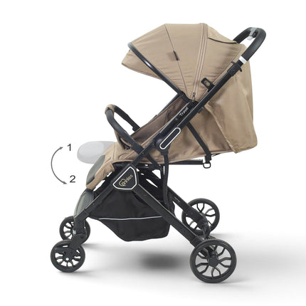 TINNIES TRAVEL STROLLER - T109 BEIGE