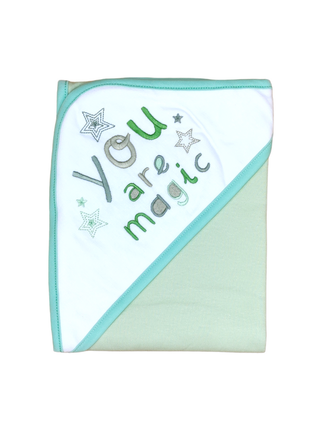 Baby you are my magic wrapping Sheet, green