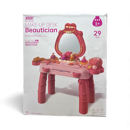 BOLIYA Beautician Make-Up Desk Play Set – 29 Pieces