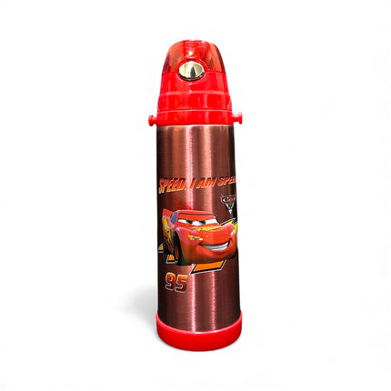 Lightning McQueen “Speed I Am Speed” Stainless Steel Water Bottle – Red