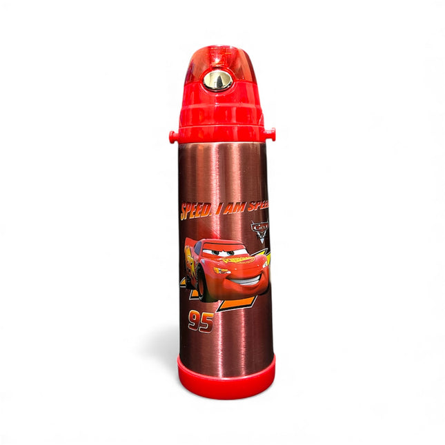 Lightning McQueen “Speed I Am Speed” Stainless Steel Water Bottle – Red