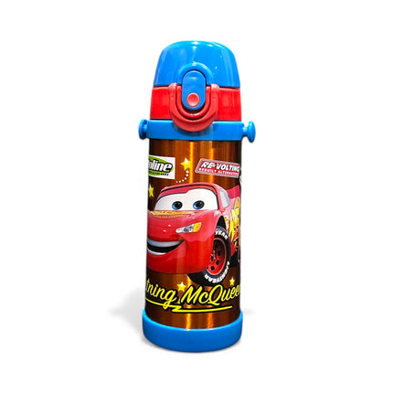 Lightning McQueen Stainless Steel Kids Water Bottle – Cars Theme 🚗✨