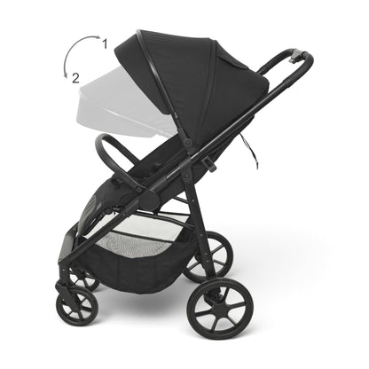 TINNIES BABY STROLLER  T108 – Black