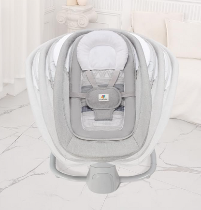 Mastela Deluxe 4-in-1 Multi-Function Baby Bassinet & Electric Swing with Feeding Tray