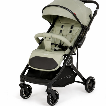 Kidilo K919 Premium Baby Stroller – Foldable Lightweight Travel Pram (Green)