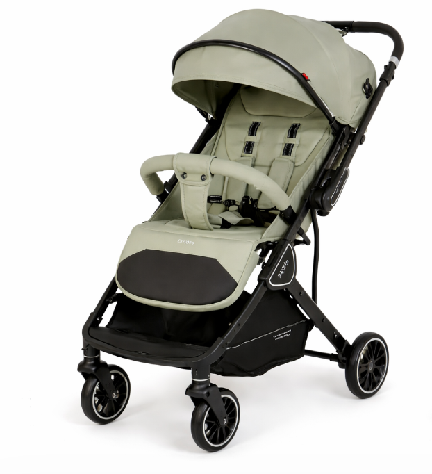 Kidilo K919 Premium Baby Stroller – Foldable Lightweight Travel Pram (Green)