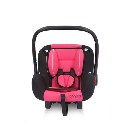 Pink Baby Carrier & Rear-Facing Car Seat – Comfortable, Safe & Cushioned (Newborn–18 Months, Up to 13 kg)