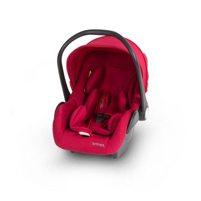 Tinnies 2-IN-1 BABY CARRIER & CAR SEAT – 0–18 MONTHS (RED, GIRLS)