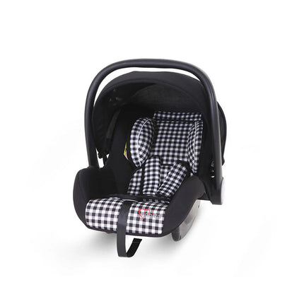 Tinnies Baby Carry Cot T008 Black Check