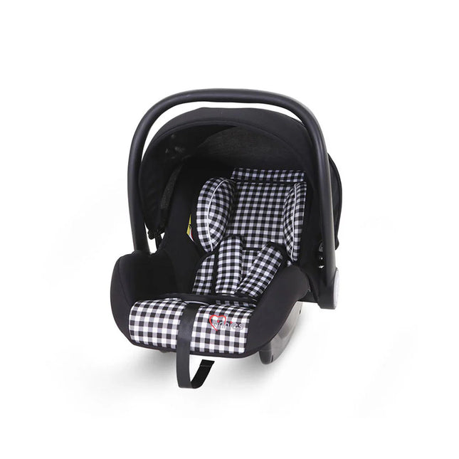 Tinnies Baby Carry Cot T008 Black Check