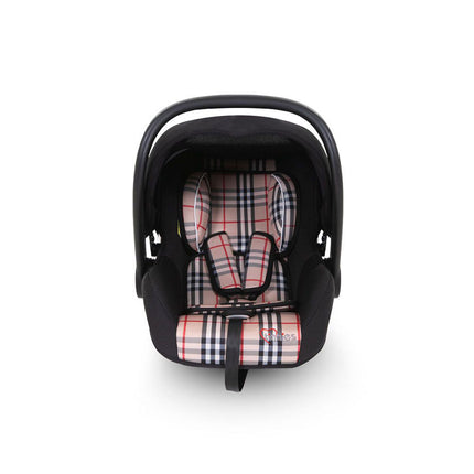Tinnies 2-IN-1 BABY CARRIER & CAR SEAT – NEWBORN TO 18 MONTHS (BEIGE CHECK, UNISEX)