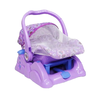 Mama Love 3-in-1 Carry Cot – Rocker & Feeding Chair for Newborns Purple